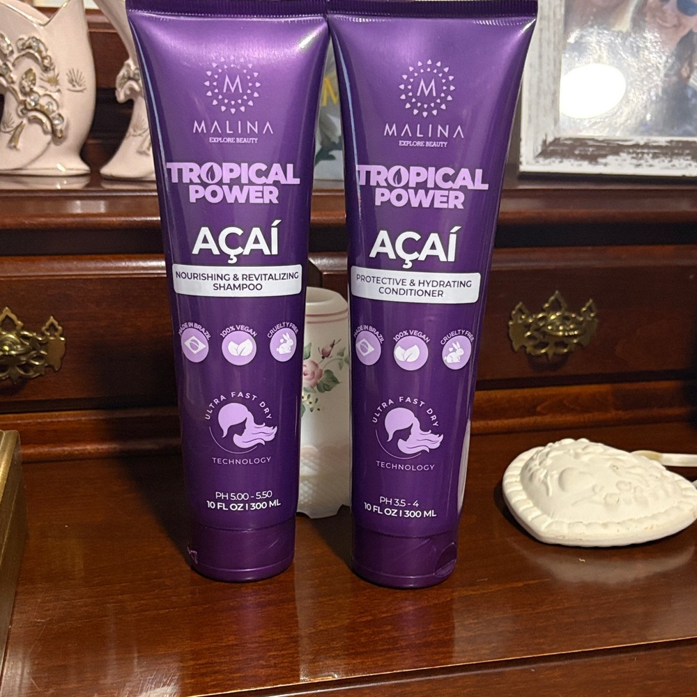 Malina Tropical Power Açaí Shampoo - Purple